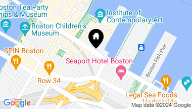 Map of 135 Seaport Blvd Unit: PH1A, Boston MA, 02210