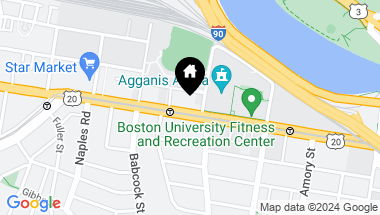 Map of 957 Commonwealth Ave, Boston MA, 02115