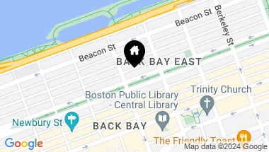 Map of 181 Commonwealth Ave, Boston MA, 02116
