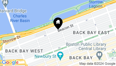 Map of 361 Beacon Street # 3, Boston MA, 02116