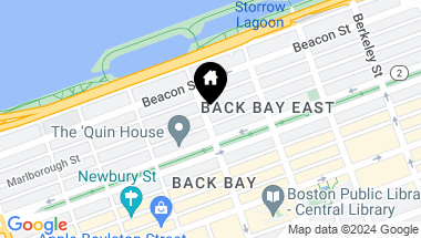 Map of 18 Exeter Street, Boston MA, 02116
