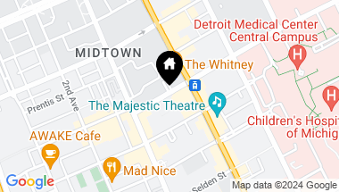 Map of 55 W Canfield 10, Detroit MI, 48201
