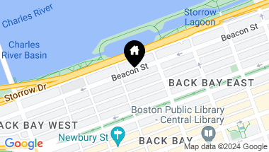 Map of 333 Beacon St # 4, Boston MA, 02116
