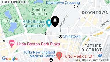 Map of 2 Avery Street # 21G, Boston MA, 02111