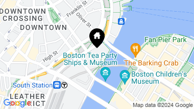 Map of 500 Atlantic Ave # 17M, Boston MA, 02210