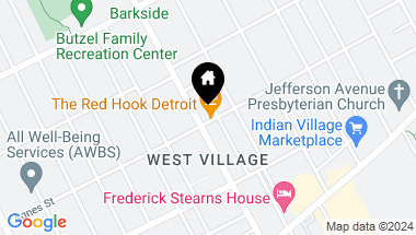 Map of 1400 VAN DYKE Street 305, Detroit MI, 48214