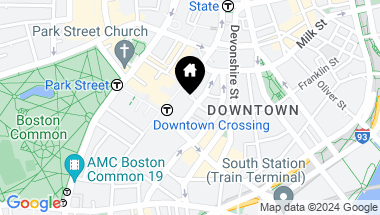 Map of 1 Franklin Street # 4906, Boston MA, 02110