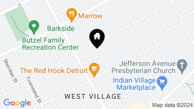 Map of 1522 PARKER Street, Detroit MI, 48214
