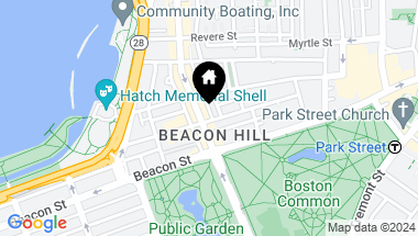 Map of 59 Chestnut Street, Boston MA, 02108