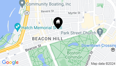 Map of 2 Spruce St, Boston MA, 02108