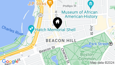 Map of 49 Charles Street, Boston MA, 02114