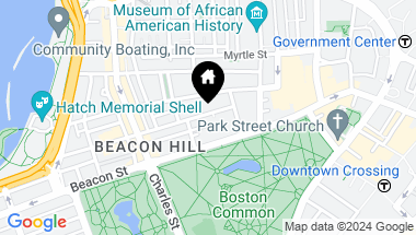 Map of 20 Chestnut St. # 1, Boston MA, 02108