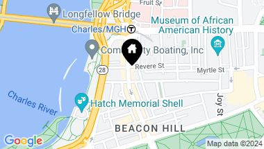 Map of 105-109 Charles Street, Boston MA, 02114