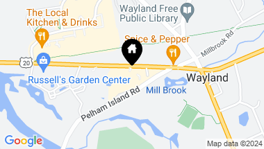 Map of 289 Boston Post Road, Wayland MA, 01778