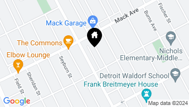 Map of 3479 Parker, Detroit MI, 48214