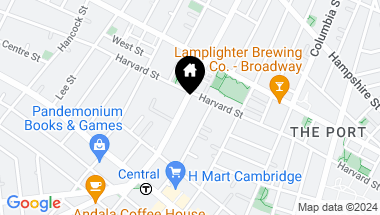 Map of 114-116 Prospect Street, Cambridge MA, 02139