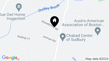 Map of 9 Stonebrook Road, Sudbury MA, 01776