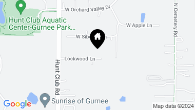 Map of 6384 Lockwood Lane, Gurnee IL, 60031