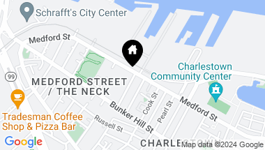 Map of 56 Belmont Street # 1, Boston MA, 02129