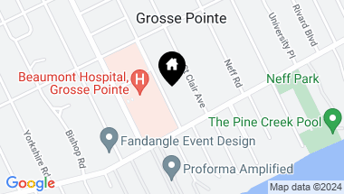 Map of 370 Notre Dame, Grosse Pointe MI, 48230