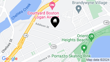 Map of 141-143 Addison, Boston MA, 02128