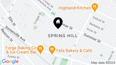 Map of 43 Spring Street # 43, Somerville MA, 02143