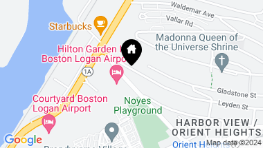 Map of 33 Leyden St # 4, Boston MA, 02128