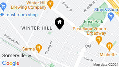 Map of 42 Sargent Ave, Somerville MA, 02145