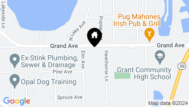Map of 235 E Grand Avenue, Fox Lake IL, 60020