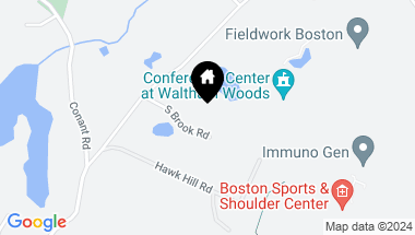 Map of 3 South Brook, Lincoln MA, 01773