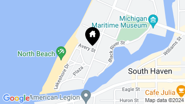 Map of 67 N Shore Drive, South Haven MI, 49090