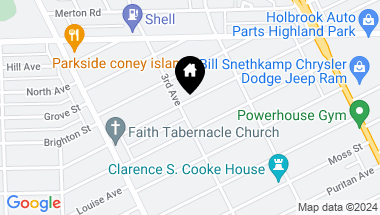 Map of 165 GENEVA Street, Highland Park MI, 48203