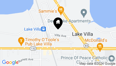 Map of 208 Villa Avenue, Lake Villa IL, 60046