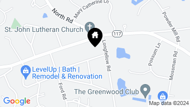 Map of 8 Greenwood Road, Sudbury MA, 01776