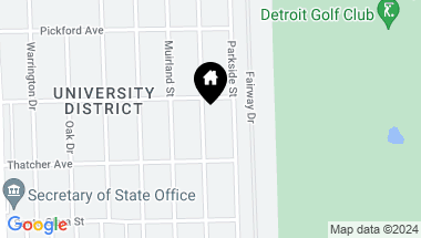 Map of 18082 WILDEMERE Street, Detroit MI, 48221