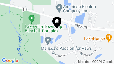 Map of 410 Hubbard Lane, Lake Villa IL, 60046
