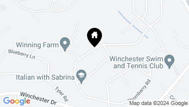 Map of 44 Thornberry Rd, Winchester MA, 01890
