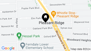 Map of 10 W Oakland Park Boulevard, Pleasant Ridge MI, 48069