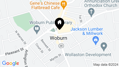 Map of 4 Montvale Avenue, Woburn MA, 01801
