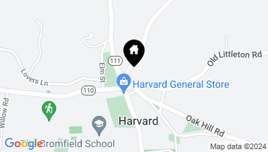 Map of 5 Fairbank St, Harvard MA, 01451