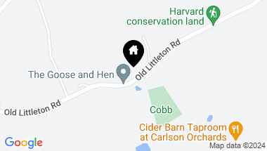 Map of 87 Old Littleton Road, Harvard MA, 01451