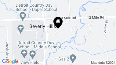 Map of 11 Riverbank Drive, Beverly Hills Vlg MI, 48025