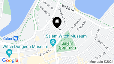 Map of 6 Oliver Street, Salem MA, 01970