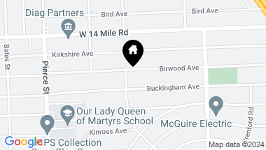 Map of 15837 BIRWOOD Avenue, Beverly Hills Vlg MI, 48025