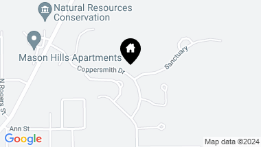 Map of 709 Coppersmith Drive, Mason MI, 48854