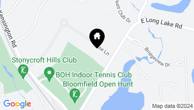 Map of 600 Chase Lane, Bloomfield Hills MI, 48304