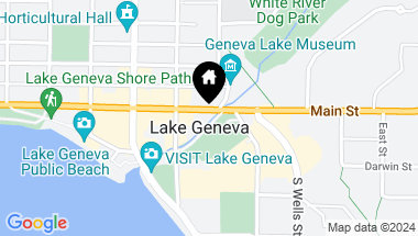 Map of 640 W Main St, Lake Geneva WI, 53147