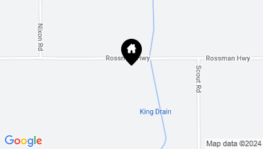 Map of 7042 Rossman Highway, Eaton Rapids MI, 48827