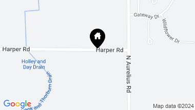 Map of 4575 Harper Road, Holt MI, 48842