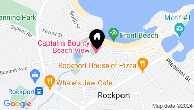 Map of 10 Beach St, Rockport MA, 01966
